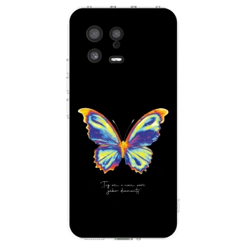 Picasee silikonski prozorni ovitek za Xiaomi 13 - Diamanty Black