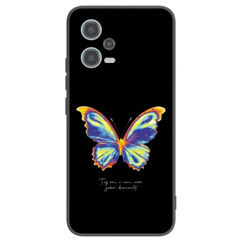 Picasee silikonski črni ovitek za Xiaomi Redmi Note 12 5G - Diamanty Black
