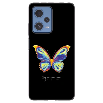 Picasee silikonski črni ovitek za Xiaomi Redmi Note 12 Pro 5G - Diamanty Black