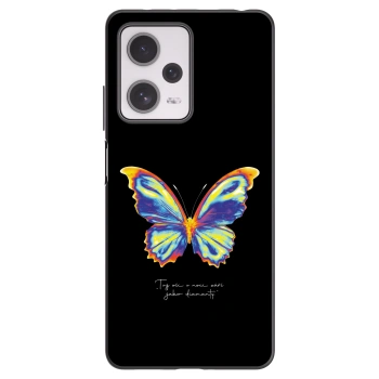 Picasee silikonski črni ovitek za Xiaomi Redmi Note 12 Pro+ 5G - Diamanty Black