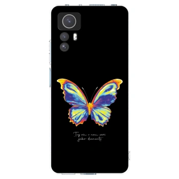 Picasee silikonski prozorni ovitek za Xiaomi Redmi Note 12S - Diamanty Black