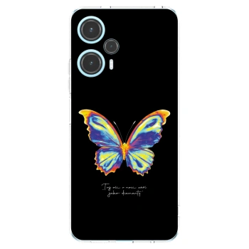 Picasee silikonski prozorni ovitek za Xiaomi Poco F5 - Diamanty Black
