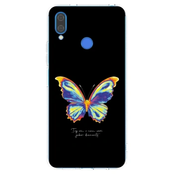 Picasee silikonski prozorni ovitek za Huawei Nova 3 - Diamanty Black