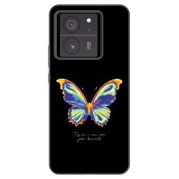 Picasee silikonski črni ovitek za Xiaomi 13T - Diamanty Black