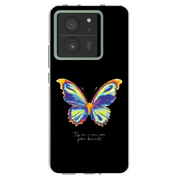 Picasee silikonski prozorni ovitek za Xiaomi 13T Pro - Diamanty Black