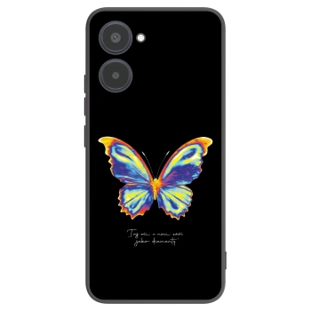 Picasee silikonski črni ovitek za Realme 10 4G - Diamanty Black