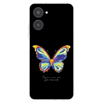 Picasee silikonski prozorni ovitek za Realme 10 4G - Diamanty Black