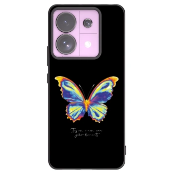 Picasee silikonski črni ovitek za Xiaomi Redmi Note 13 Pro 5G - Diamanty Black