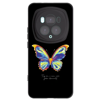 Picasee silikonski črni ovitek za Honor Magic6 Pro - Diamanty Black