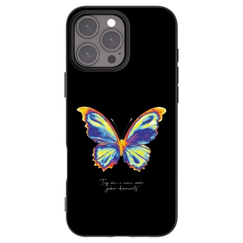 Picasee silikonski črni ovitek za Apple iPhone 16 Pro Max - Diamanty Black