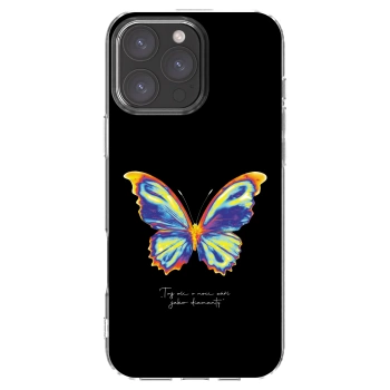 Picasee silikonski prozorni ovitek za Apple iPhone 16 Pro Max - Diamanty Black