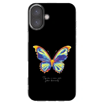 Picasee silikonski prozorni ovitek za Apple iPhone 16 Plus - Diamanty Black