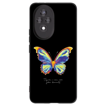 Picasee silikonski črni ovitek za Honor 200 5G - Diamanty Black