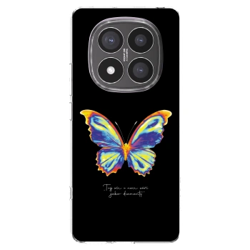 Picasee silikonski prozorni ovitek za Xiaomi Redmi Note 14 Pro+ 5G - Diamanty Black