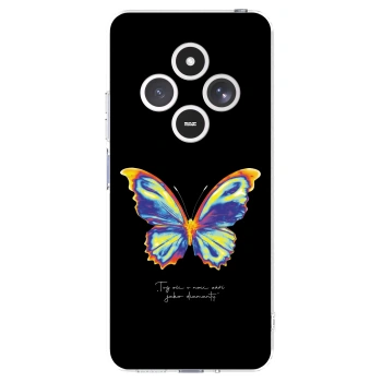 Picasee silikonski prozorni ovitek za Xiaomi Redmi 14C - Diamanty Black