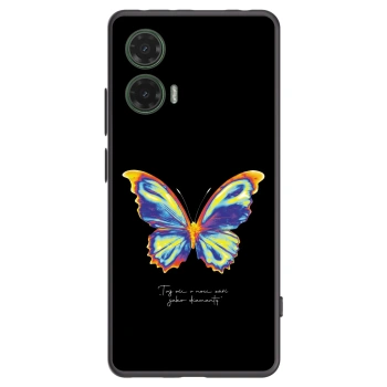 Picasee silikonski črni ovitek za Motorola Moto G35 5G - Diamanty Black