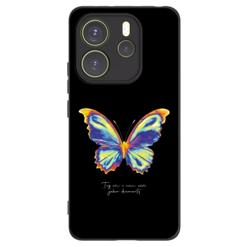 Picasee silikonski črni ovitek za Xiaomi Redmi Note 14 4G - Diamanty Black