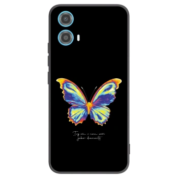 Picasee silikonski črni ovitek za Motorola Moto G34 5G - Diamanty Black