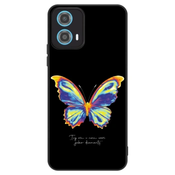 Ovitek za Motorola Moto G34 5G - Diamanty Black