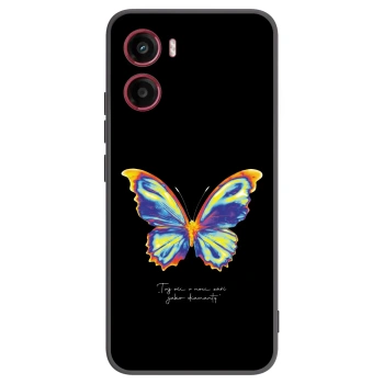 Picasee silikonski črni ovitek za Motorola Moto G05 - Diamanty Black