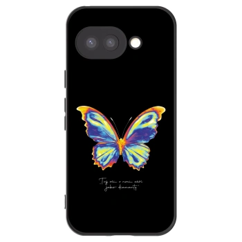 Picasee silikonski črni ovitek za Google Pixel 9a - Diamanty Black