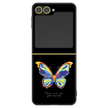 Ovitek za Samsung Galaxy Z Flip5 5G - Diamanty Black