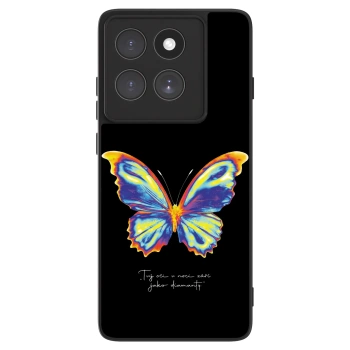 Ovitek za Motorola Edge 60 Pro - Diamanty Black