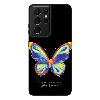 Picasee Fashion Case za Samsung Galaxy S21 Ultra 5G G998B - Diamanty Black