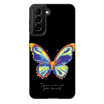 Ovitek za Samsung Galaxy S21 FE 5G - Diamanty Black