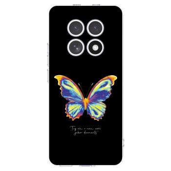 Picasee silikonski prozorni ovitek za Xiaomi Redmi Note 15 - Diamanty Black