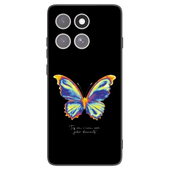 Picasee silikonski črni ovitek za Motorola Edge 60 Fusion - Diamanty Black