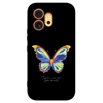 Picasee silikonski črni ovitek za Honor 600 - Diamanty Black