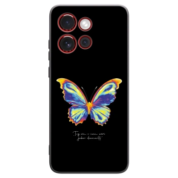 Picasee silikonski črni ovitek za Motorola Edge 60 Neo 5G - Diamanty Black