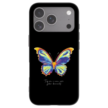 Picasee silikonski črni ovitek za Apple iPhone 18 Pro - Diamanty Black