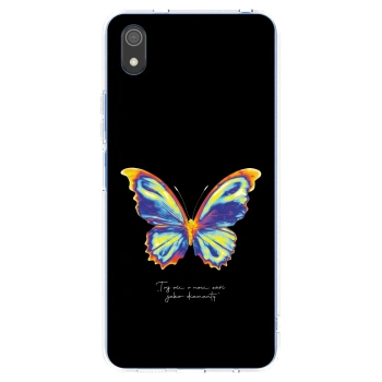 Picasee silikonski prozorni ovitek za Xiaomi Redmi 7A - Diamanty Black
