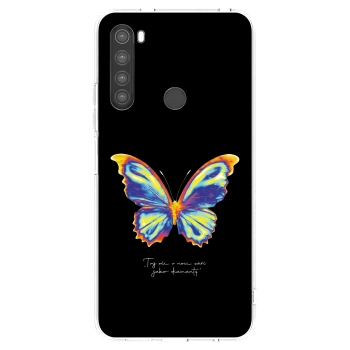 Picasee silikonski prozorni ovitek za Xiaomi Redmi Note 8 - Diamanty Black