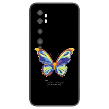Picasee silikonski črni ovitek za Xiaomi Mi Note 10 (Pro) - Diamanty Black