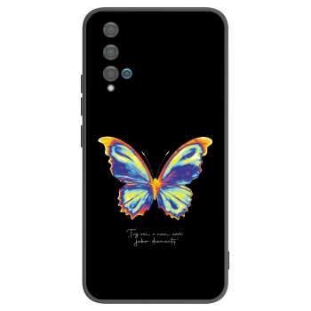 Picasee silikonski črni ovitek za Huawei Nova 5T - Diamanty Black