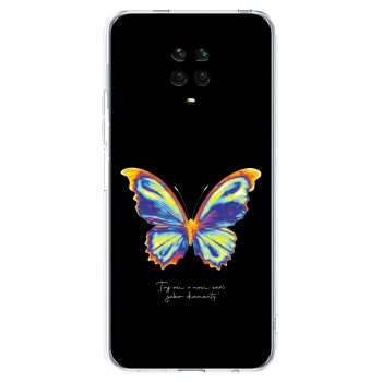 Picasee silikonski prozorni ovitek za Xiaomi Redmi Note 9 Pro - Diamanty Black