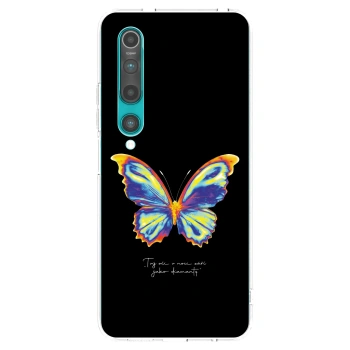 Picasee silikonski prozorni ovitek za Xiaomi Mi 10 - Diamanty Black