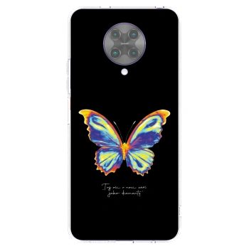 Picasee silikonski prozorni ovitek za Xiaomi Poco F2 Pro - Diamanty Black
