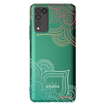 Picasee silikonski prozorni ovitek za Honor 10X Lite - Flowers pattern