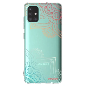 Picasee silikonski prozorni ovitek za Samsung Galaxy M31s - Flowers pattern