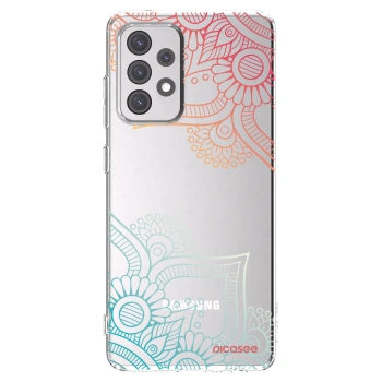 Picasee silikonski prozorni ovitek za Samsung Galaxy A52 5G A525F - Flowers pattern