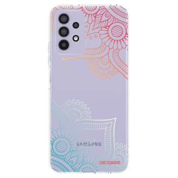 Picasee silikonski prozorni ovitek za Samsung Galaxy A32 4G SM-A325F - Flowers pattern