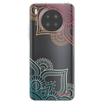 Picasee silikonski prozorni ovitek za Huawei Nova 8i - Flowers pattern