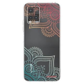 Picasee silikonski prozorni ovitek za Vivo Y33s - Flowers pattern