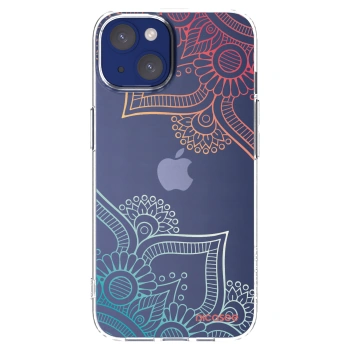 Picasee silikonski prozorni ovitek za Apple iPhone 14 - Flowers pattern
