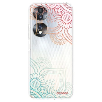 Picasee silikonski prozorni ovitek za Honor 70 - Flowers pattern