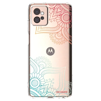 Picasee silikonski prozorni ovitek za Motorola Moto G32 - Flowers pattern